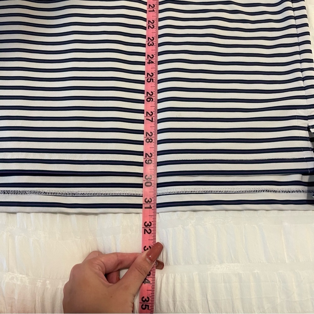 turtleson Striped Performance Golf Polo - Picture 7 of 8